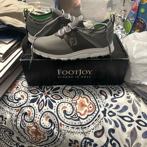 FootJoy Men's Gray and Green Sneakers